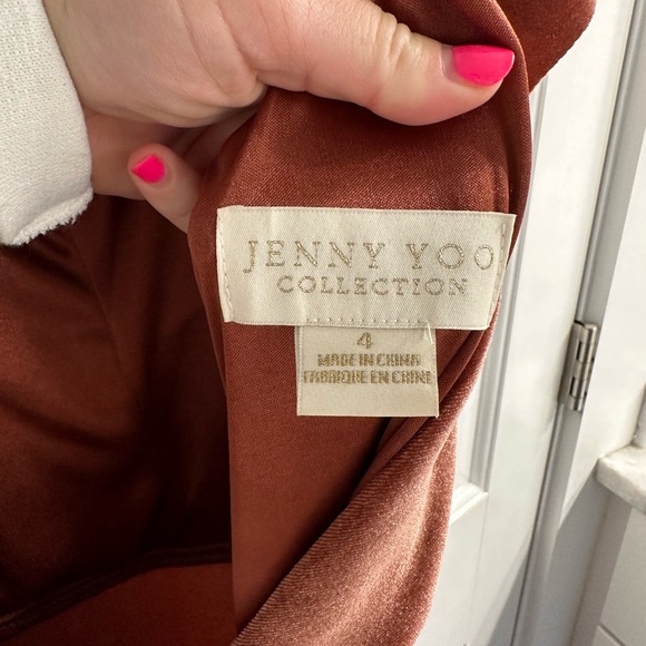 BHLDN Jenny Yoo Bridesmaid Dress in English Rose - Picture 3 of 4